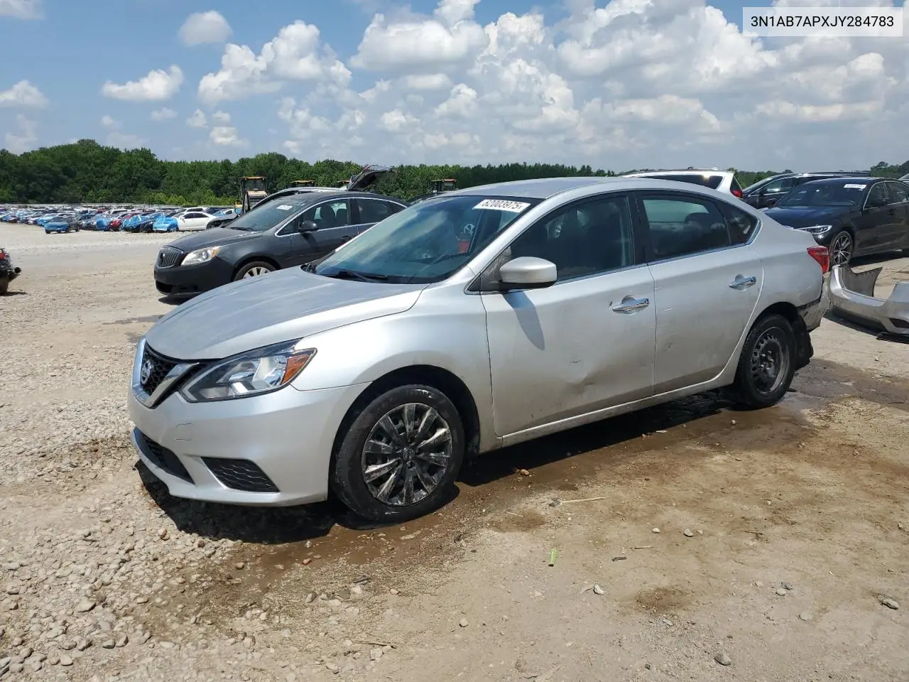 2018 Nissan Sentra S VIN: 3N1AB7APXJY284783 Lot: 62003975