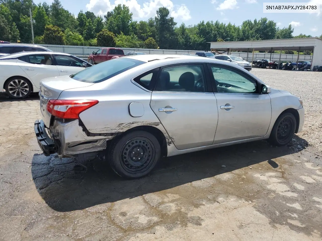 2018 Nissan Sentra S VIN: 3N1AB7APXJY284783 Lot: 62003975