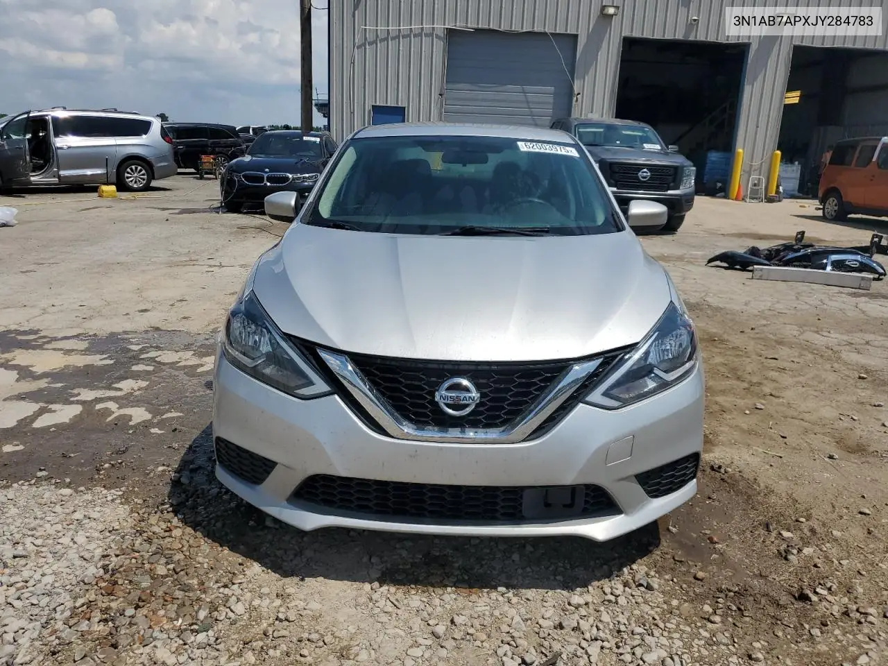2018 Nissan Sentra S VIN: 3N1AB7APXJY284783 Lot: 62003975