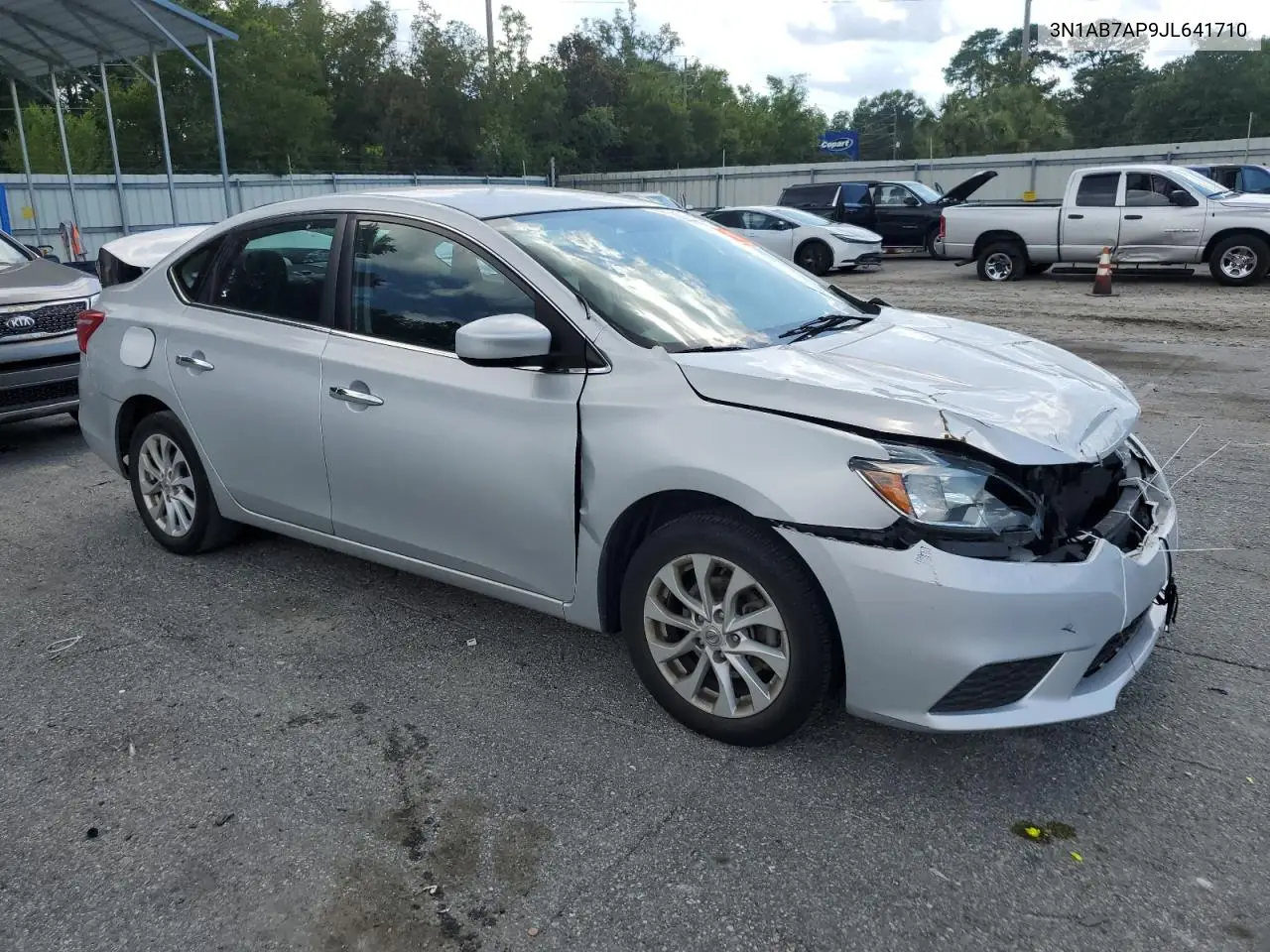 2018 Nissan Sentra S VIN: 3N1AB7AP9JL641710 Lot: 62026485