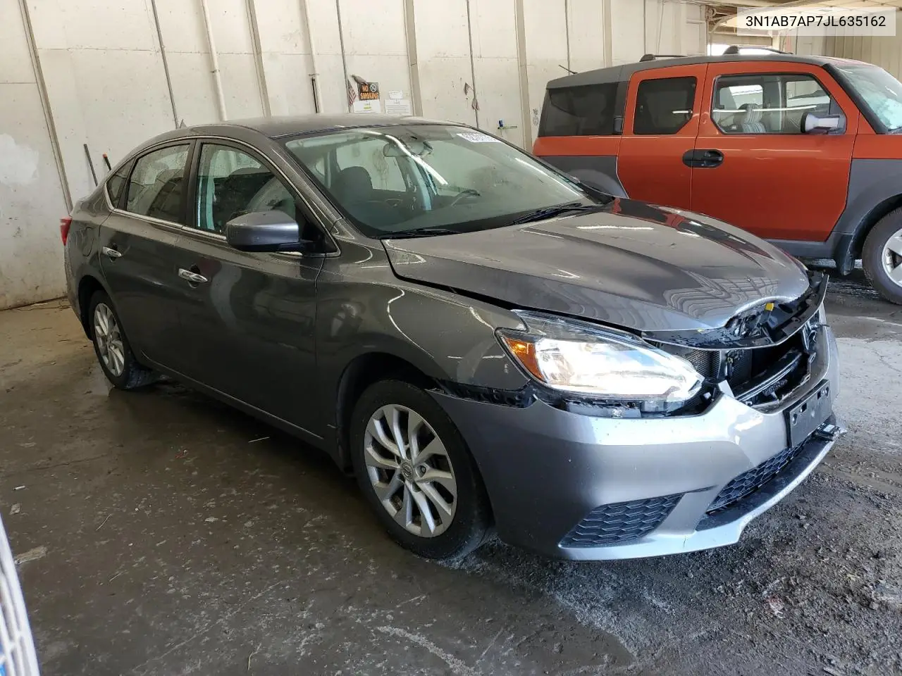 2018 Nissan Sentra S VIN: 3N1AB7AP7JL635162 Lot: 62701175