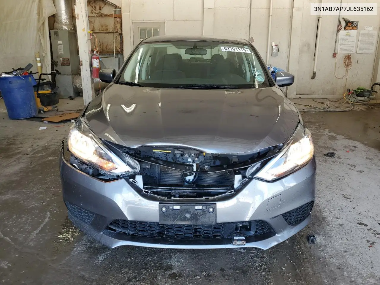 2018 Nissan Sentra S VIN: 3N1AB7AP7JL635162 Lot: 62701175