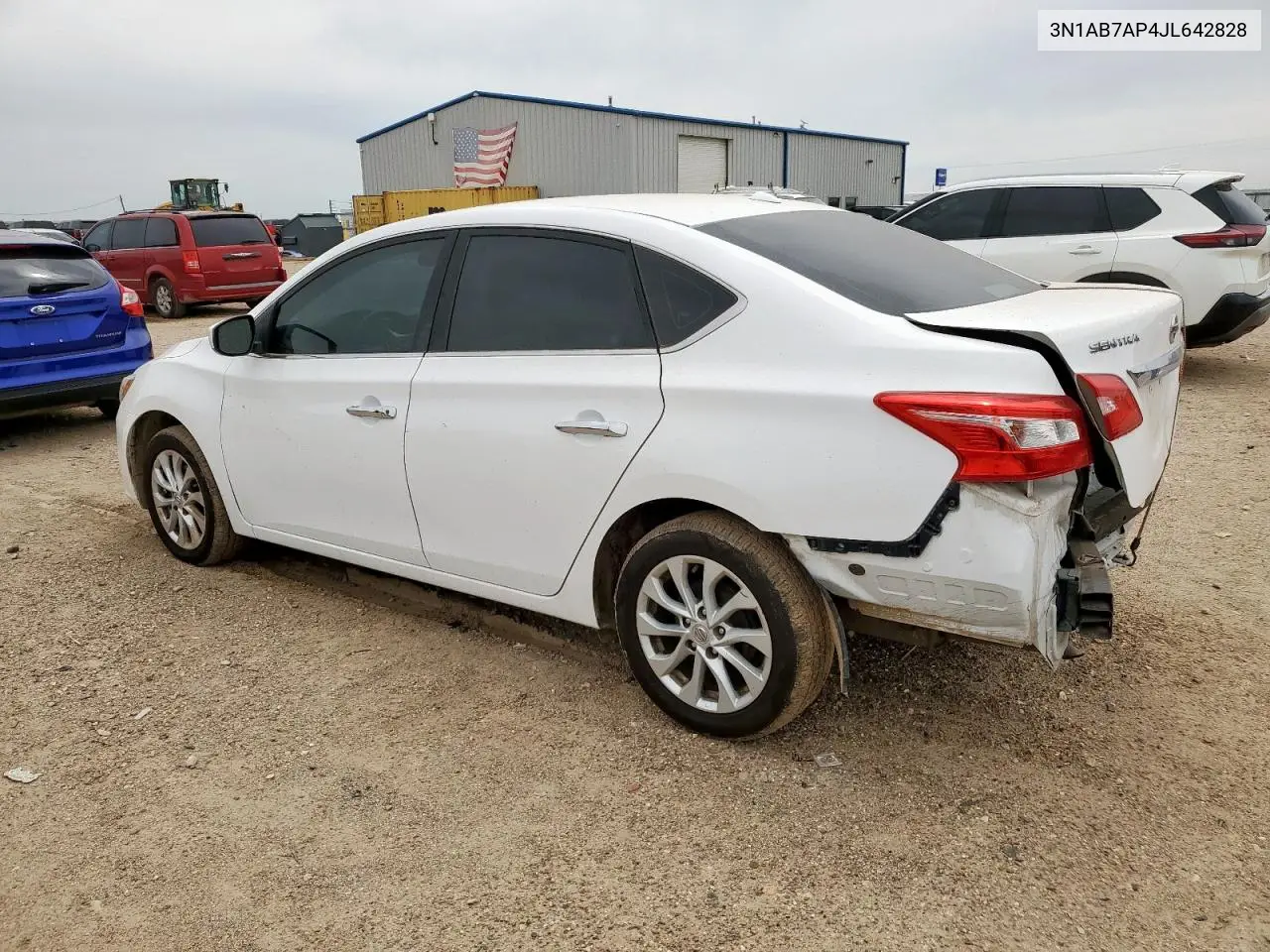 2018 Nissan Sentra S VIN: 3N1AB7AP4JL642828 Lot: 62782375