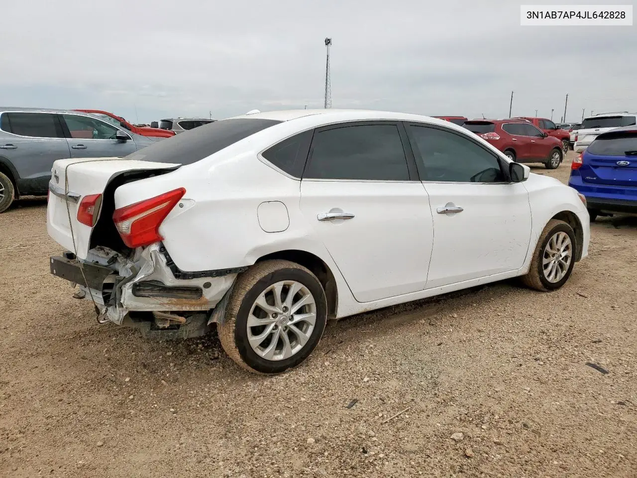 2018 Nissan Sentra S VIN: 3N1AB7AP4JL642828 Lot: 62782375