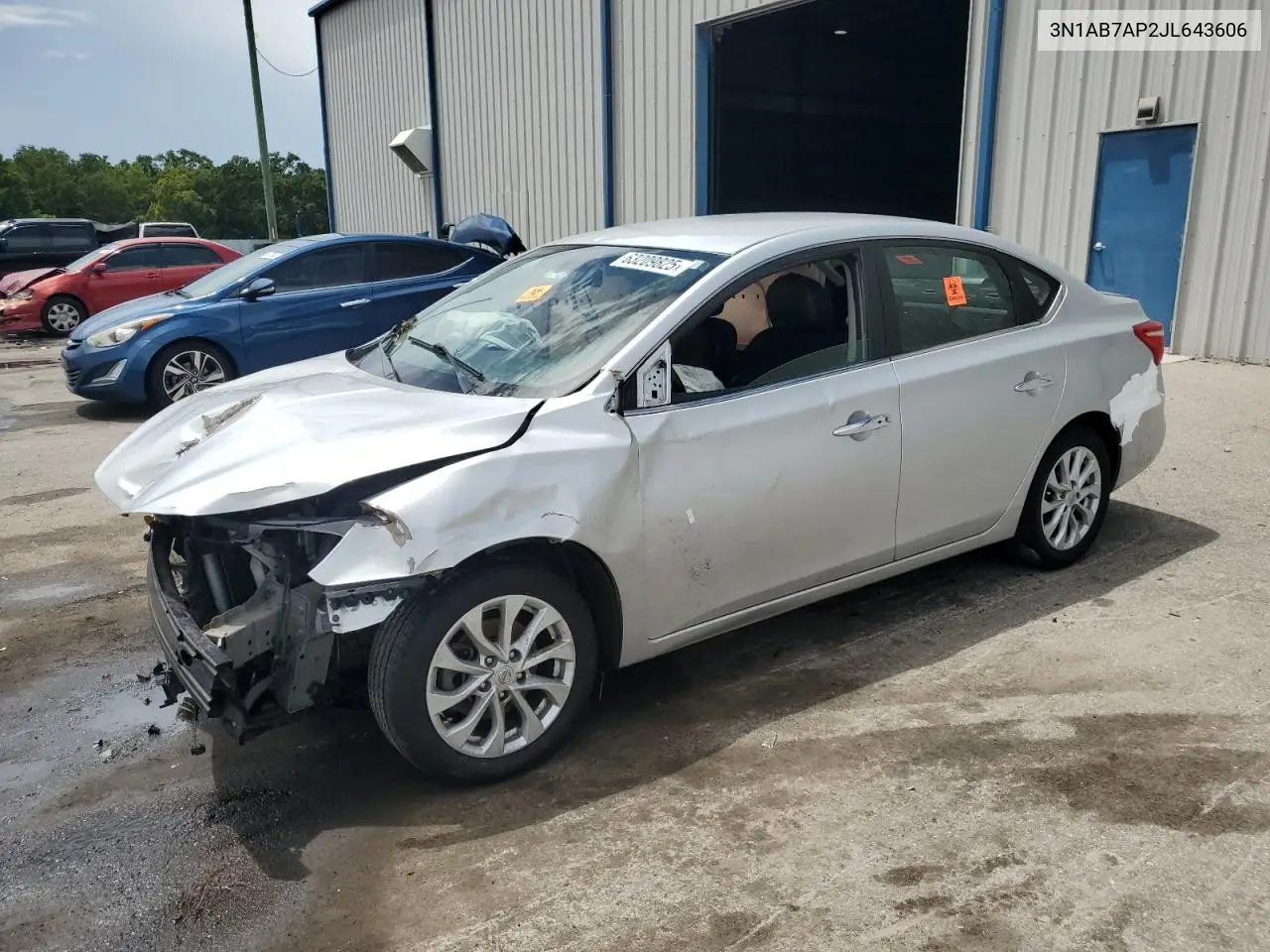 2018 Nissan Sentra S VIN: 3N1AB7AP2JL643606 Lot: 63209825
