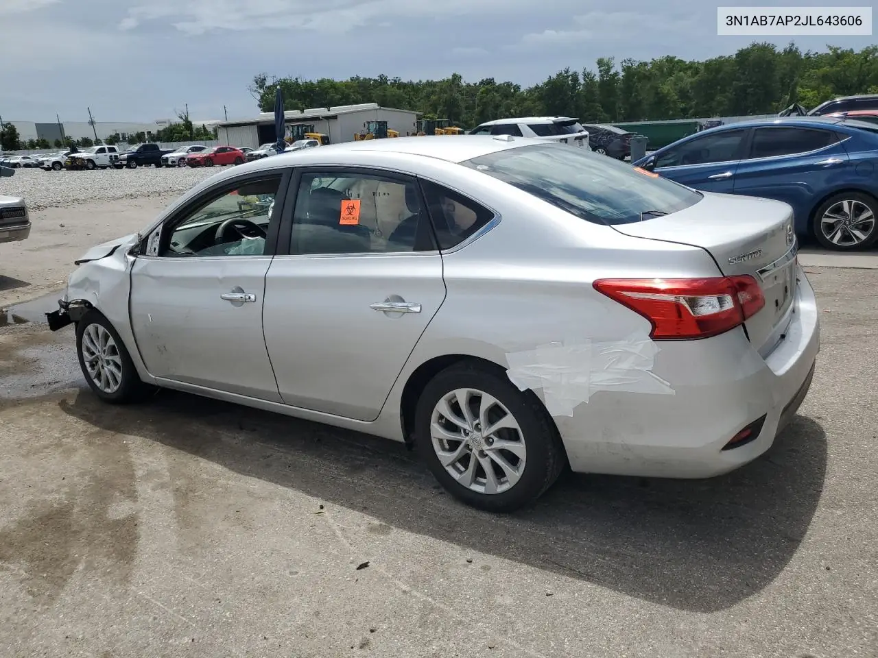 2018 Nissan Sentra S VIN: 3N1AB7AP2JL643606 Lot: 63209825