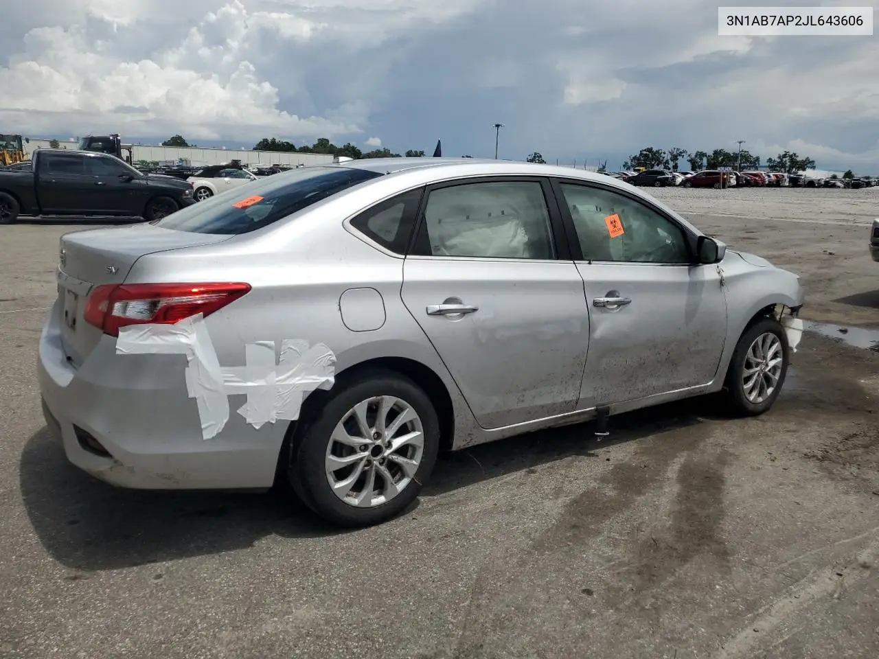 2018 Nissan Sentra S VIN: 3N1AB7AP2JL643606 Lot: 63209825
