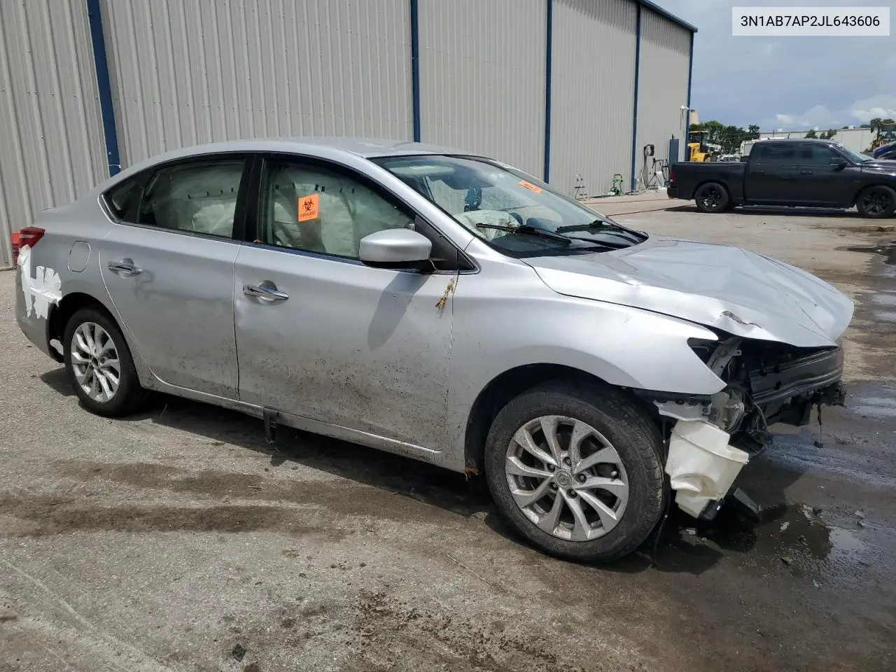 2018 Nissan Sentra S VIN: 3N1AB7AP2JL643606 Lot: 63209825