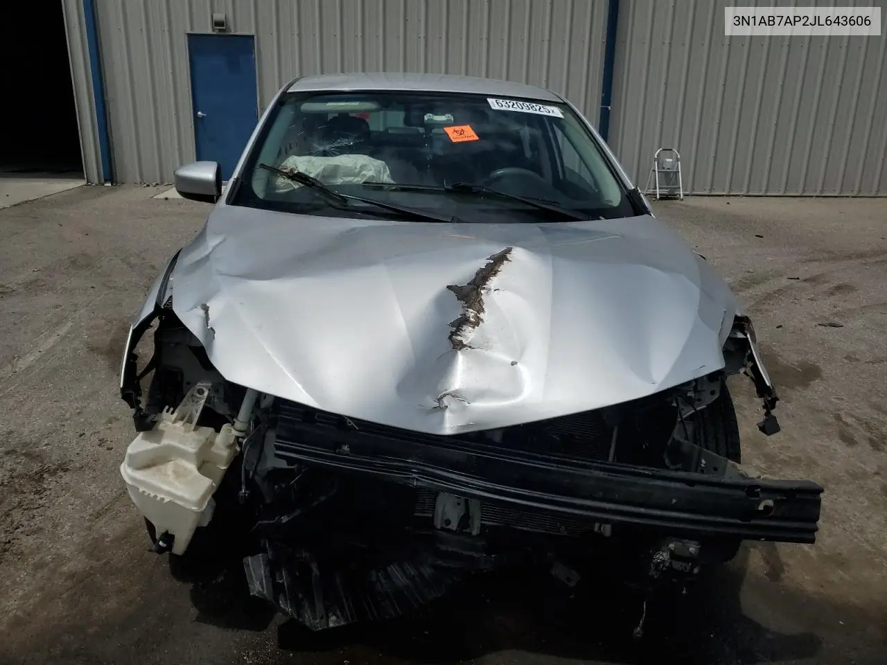 2018 Nissan Sentra S VIN: 3N1AB7AP2JL643606 Lot: 63209825