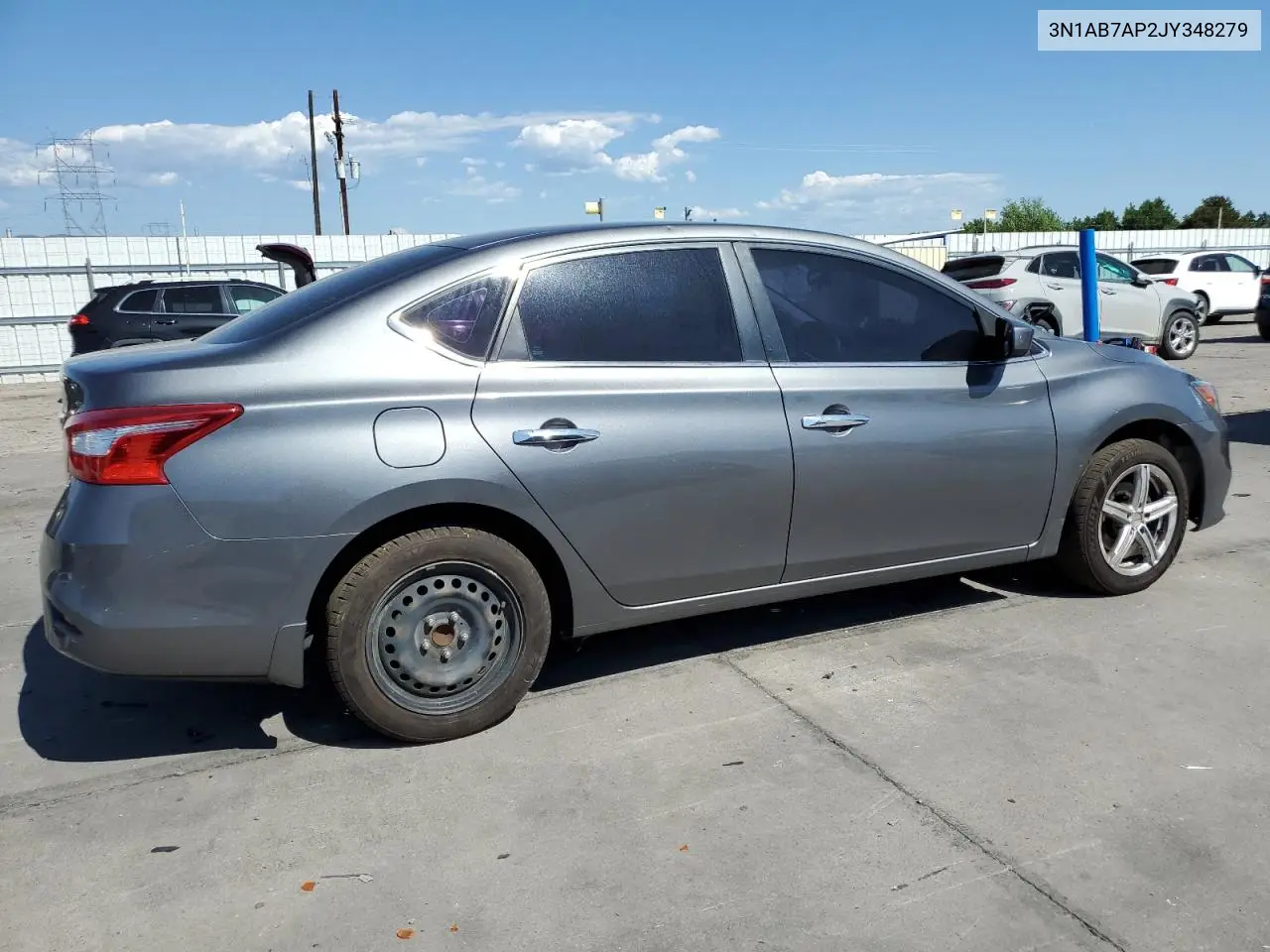 2018 Nissan Sentra S VIN: 3N1AB7AP2JY348279 Lot: 63291535