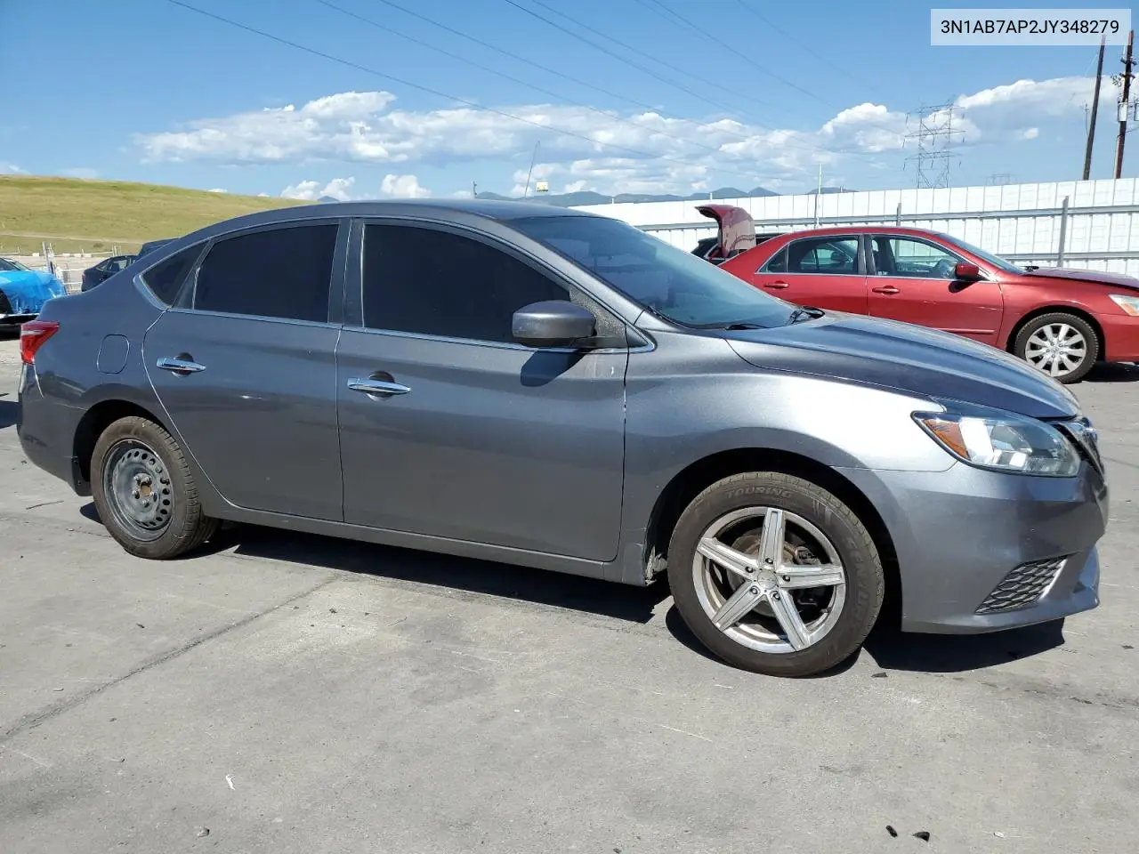 2018 Nissan Sentra S VIN: 3N1AB7AP2JY348279 Lot: 63291535