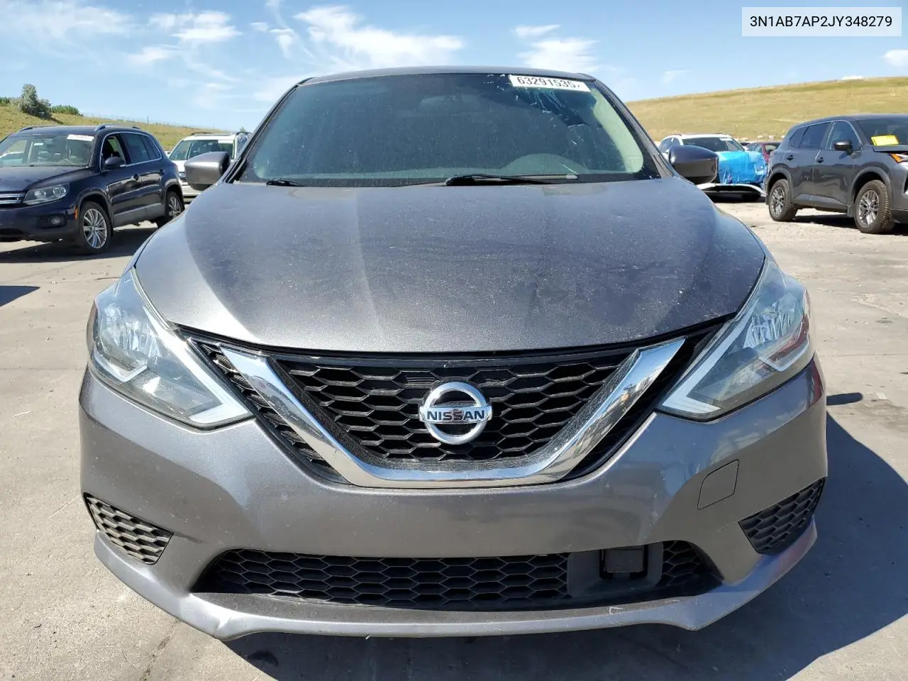 2018 Nissan Sentra S VIN: 3N1AB7AP2JY348279 Lot: 63291535