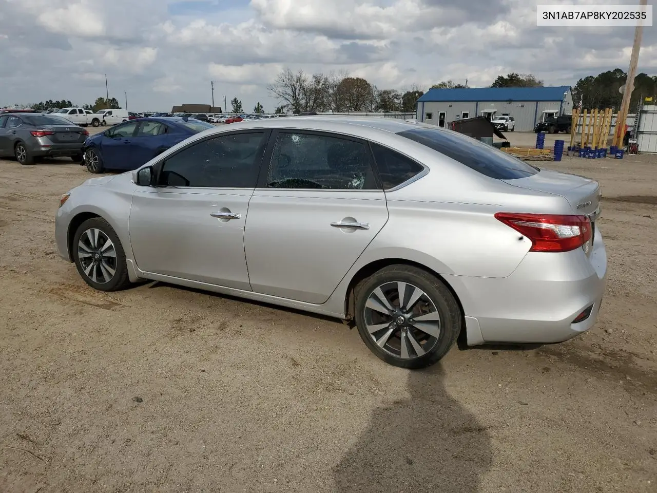 2019 Nissan Sentra S VIN: 3N1AB7AP8KY202535 Lot: 49216665