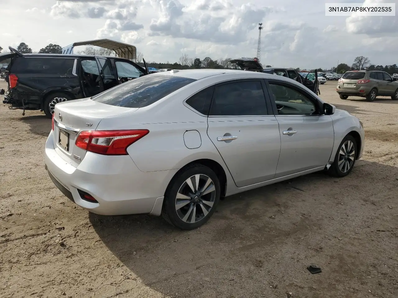 2019 Nissan Sentra S VIN: 3N1AB7AP8KY202535 Lot: 49216665