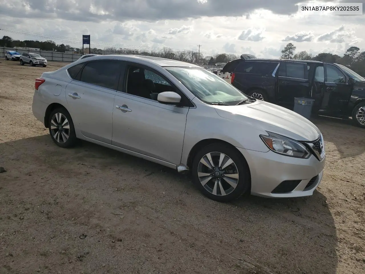 2019 Nissan Sentra S VIN: 3N1AB7AP8KY202535 Lot: 49216665