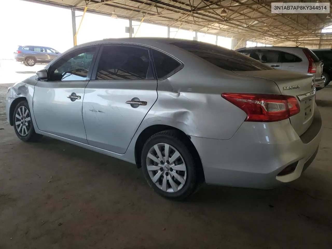 2019 Nissan Sentra S VIN: 3N1AB7AP8KY344514 Lot: 51799305