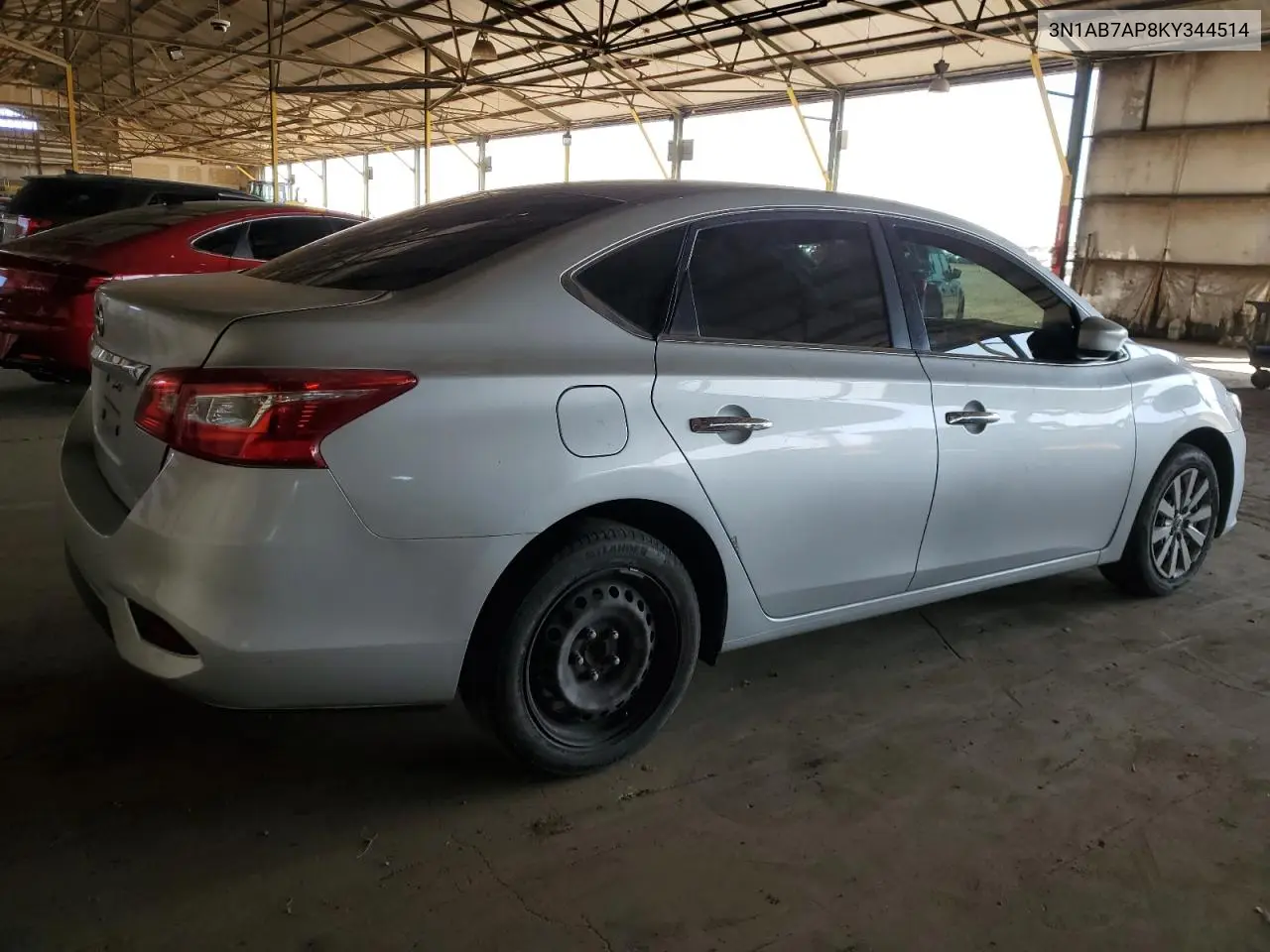 2019 Nissan Sentra S VIN: 3N1AB7AP8KY344514 Lot: 51799305
