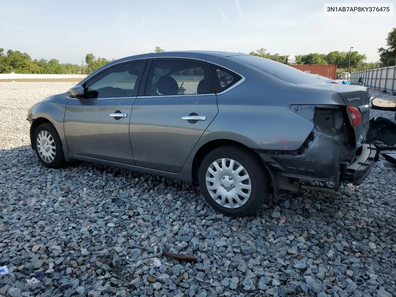 2019 Nissan Sentra S VIN: 3N1AB7AP8KY376475 Lot: 54554685