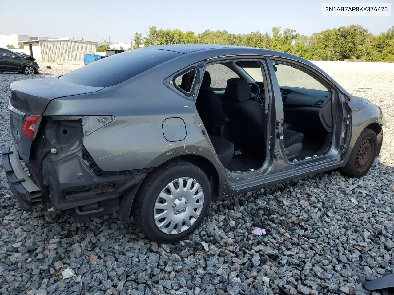 2019 Nissan Sentra S VIN: 3N1AB7AP8KY376475 Lot: 54554685