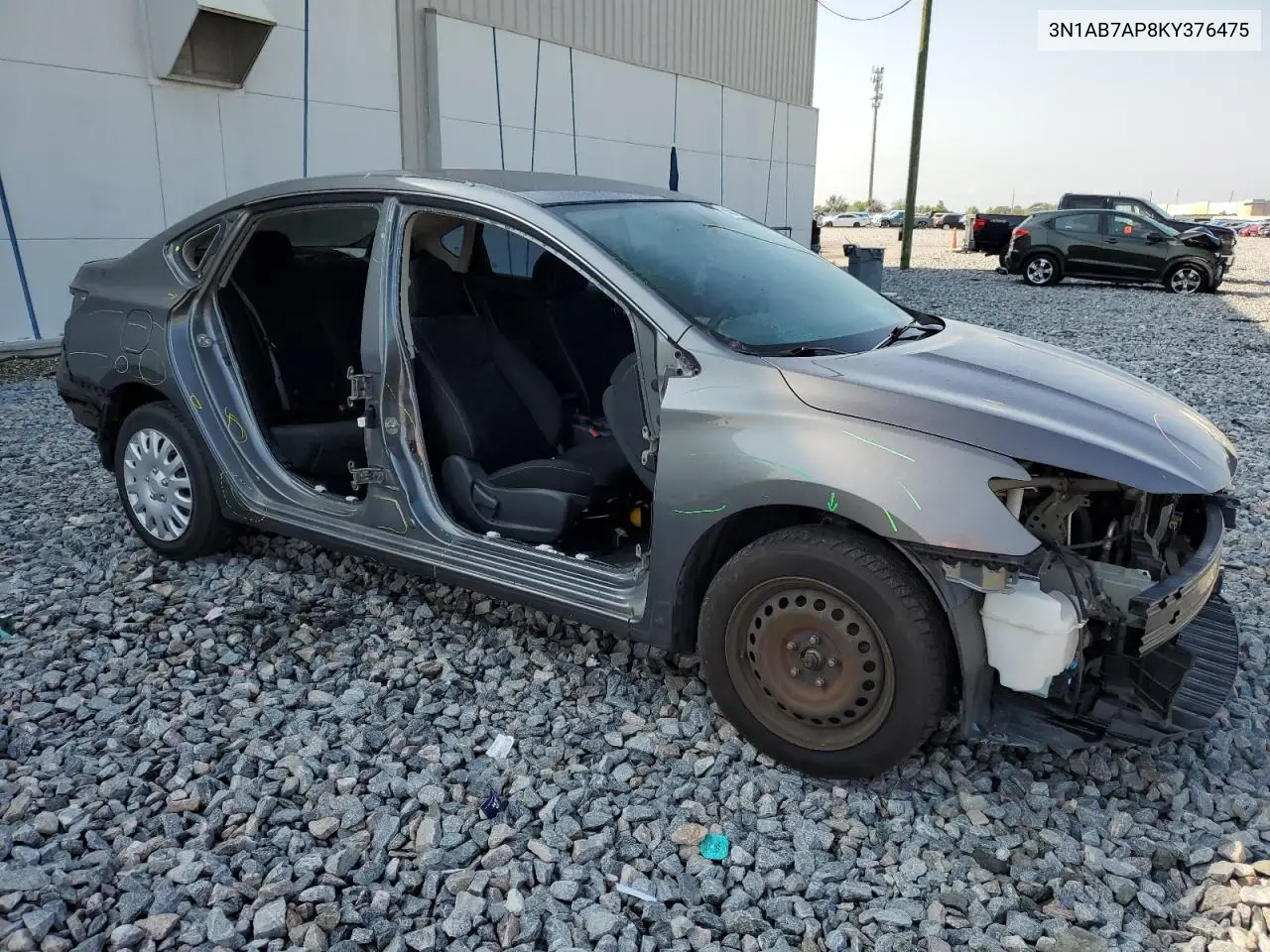 2019 Nissan Sentra S VIN: 3N1AB7AP8KY376475 Lot: 54554685