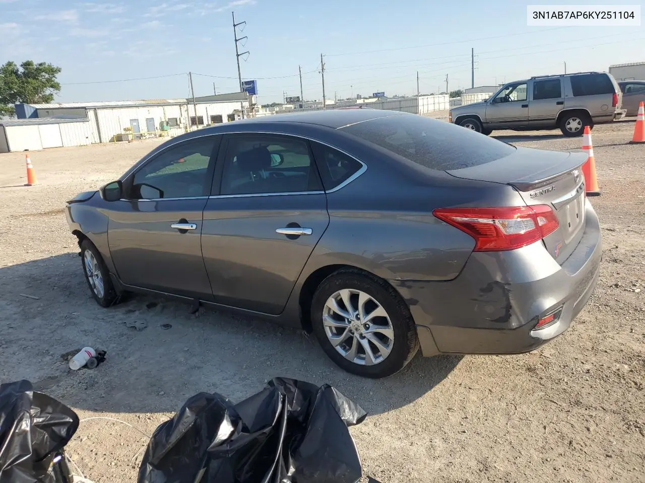 2019 Nissan Sentra S VIN: 3N1AB7AP6KY251104 Lot: 56706255