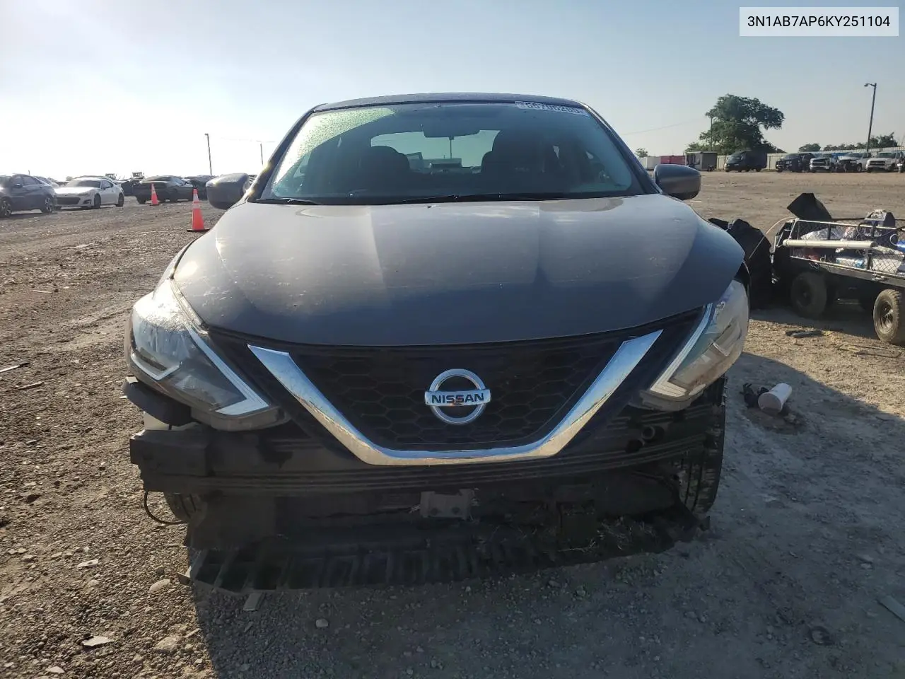 2019 Nissan Sentra S VIN: 3N1AB7AP6KY251104 Lot: 56706255