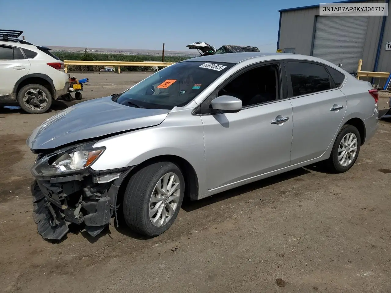 2019 Nissan Sentra S VIN: 3N1AB7AP8KY306717 Lot: 56930525