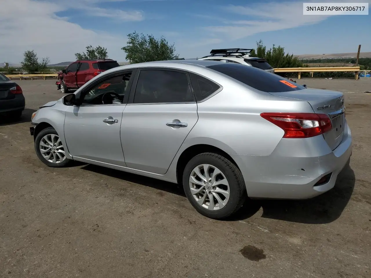 2019 Nissan Sentra S VIN: 3N1AB7AP8KY306717 Lot: 56930525