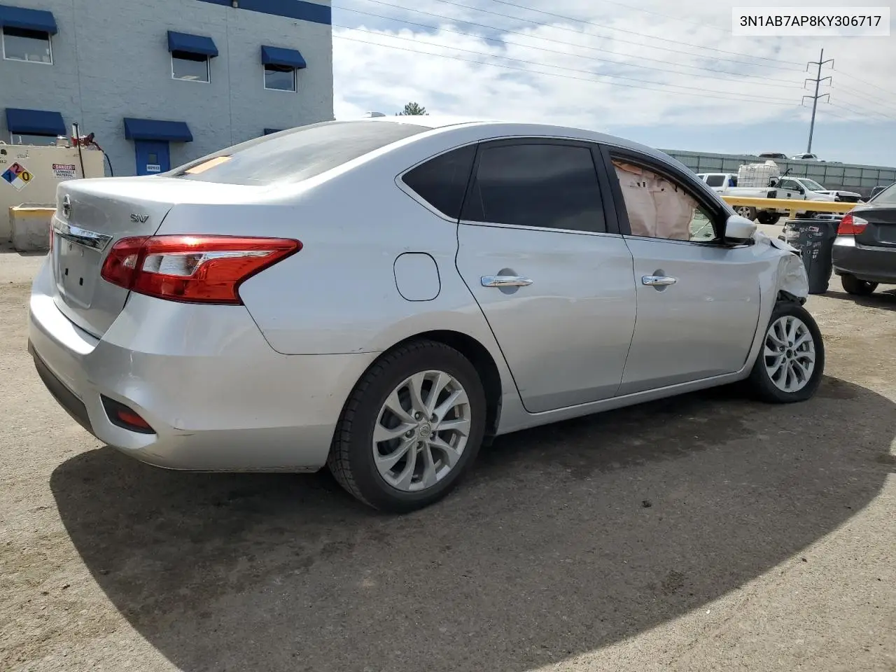 2019 Nissan Sentra S VIN: 3N1AB7AP8KY306717 Lot: 56930525