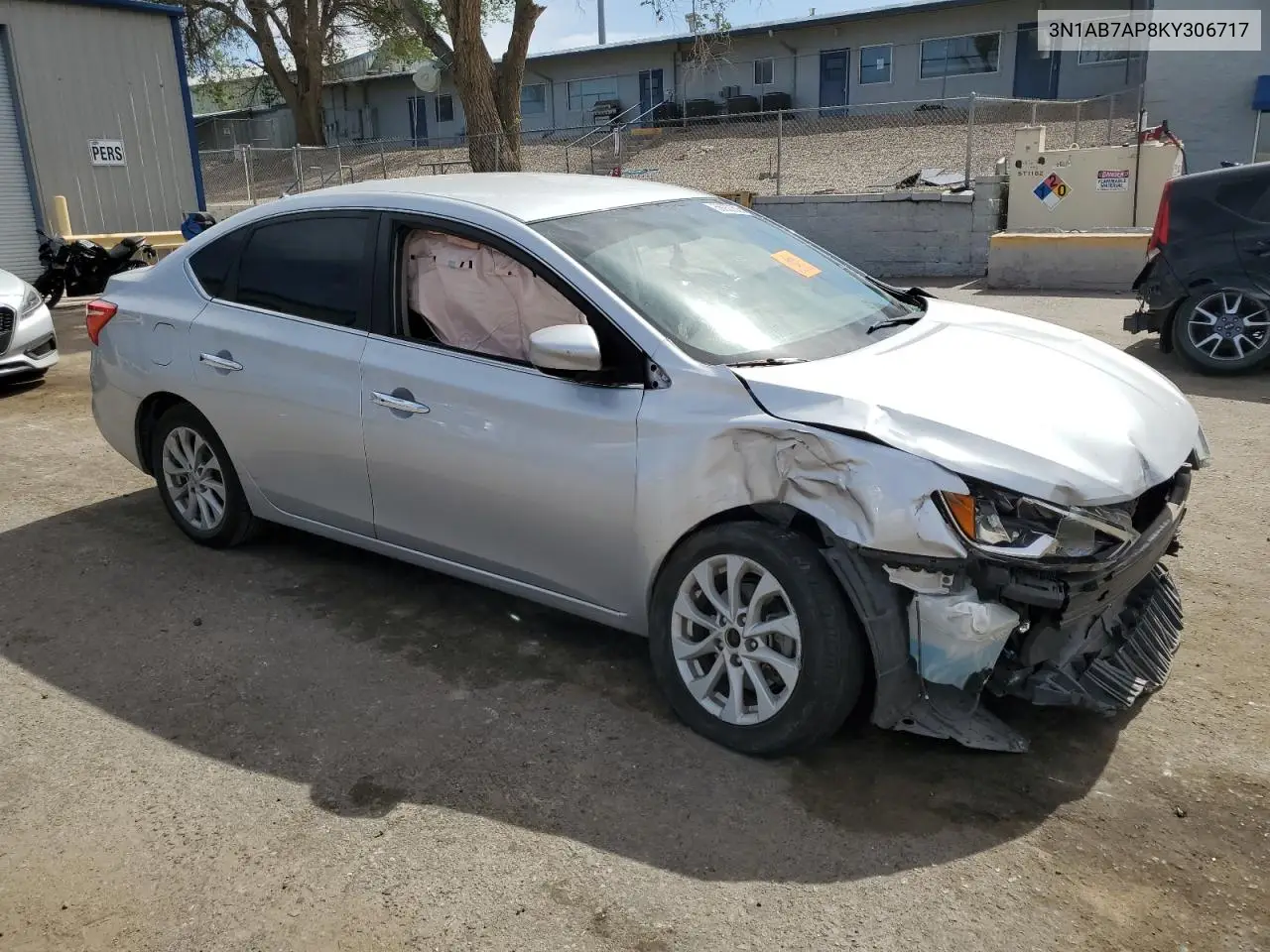 2019 Nissan Sentra S VIN: 3N1AB7AP8KY306717 Lot: 56930525