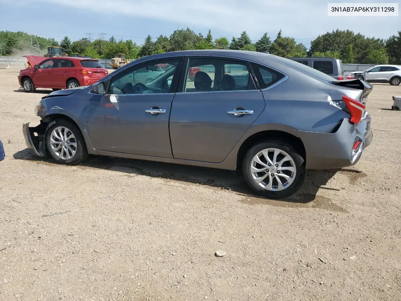 2019 Nissan Sentra S VIN: 3N1AB7AP6KY311298 Lot: 58710075
