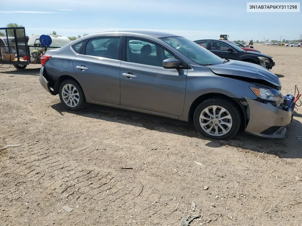 2019 Nissan Sentra S VIN: 3N1AB7AP6KY311298 Lot: 58710075