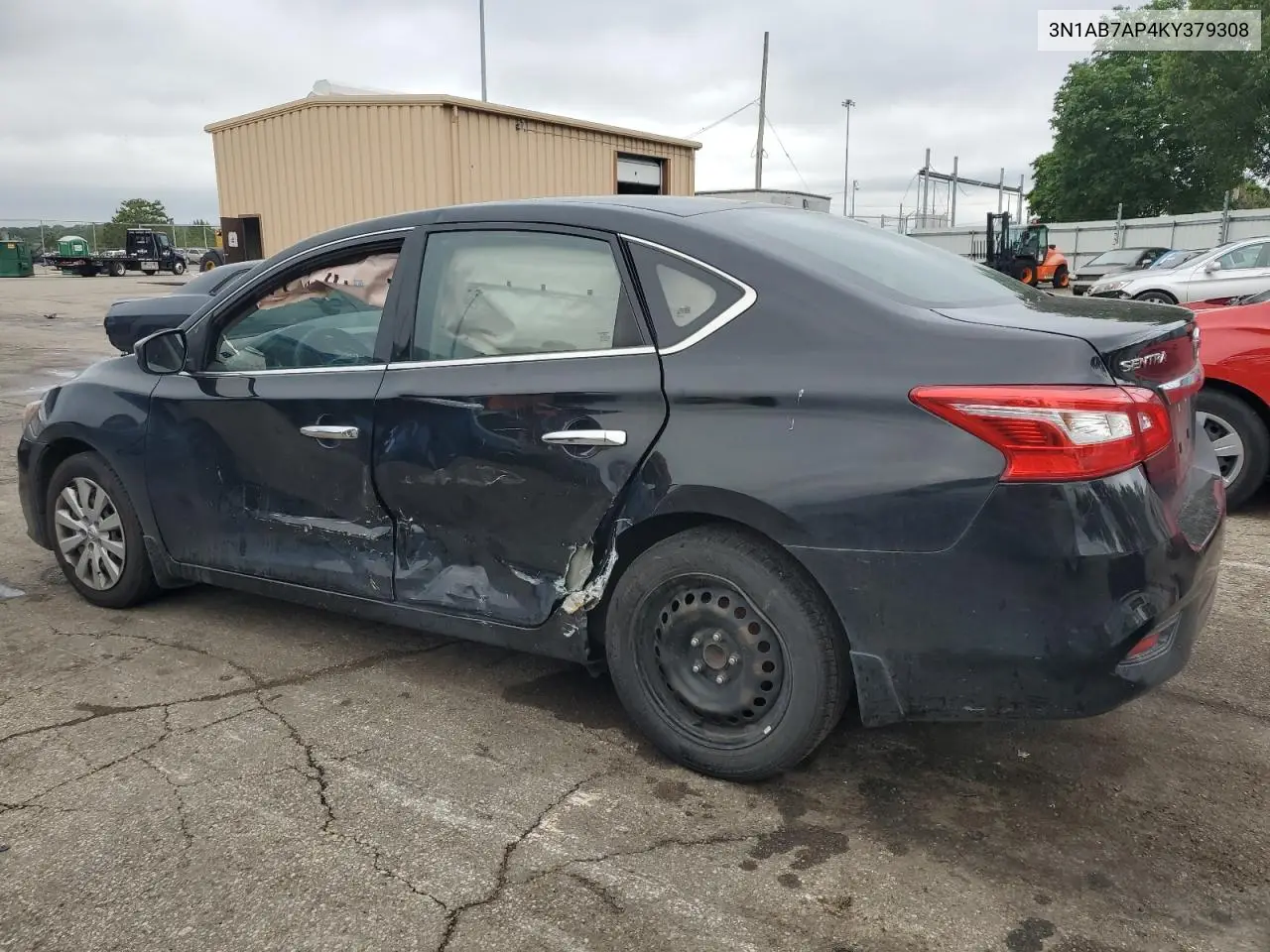 2019 Nissan Sentra S VIN: 3N1AB7AP4KY379308 Lot: 58838455