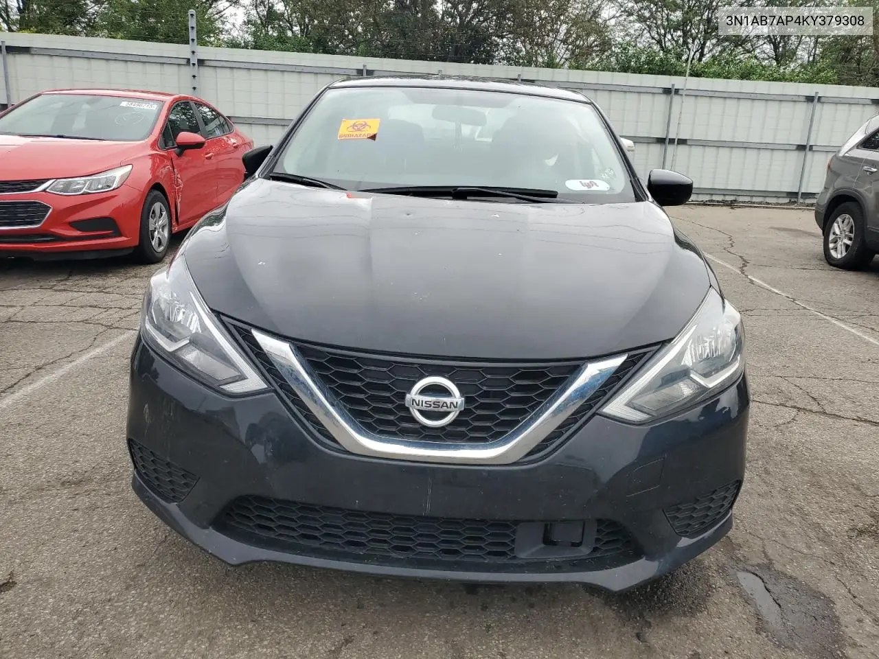 2019 Nissan Sentra S VIN: 3N1AB7AP4KY379308 Lot: 58838455