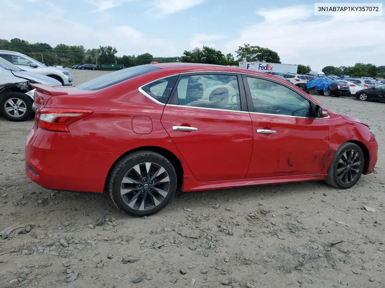 2019 Nissan Sentra S VIN: 3N1AB7AP1KY357072 Lot: 60471625