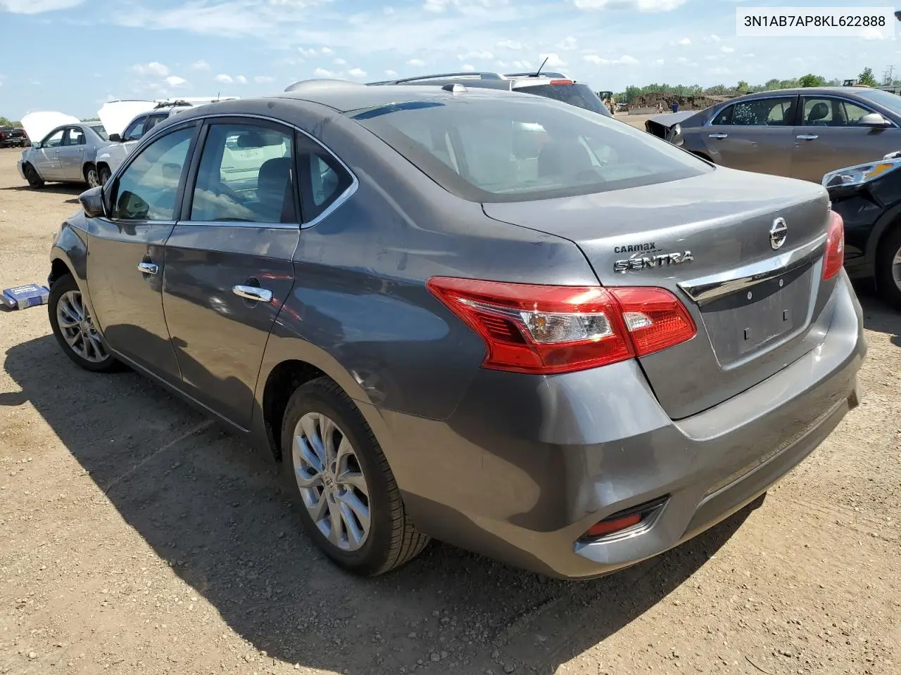 2019 Nissan Sentra S VIN: 3N1AB7AP8KL622888 Lot: 62185675