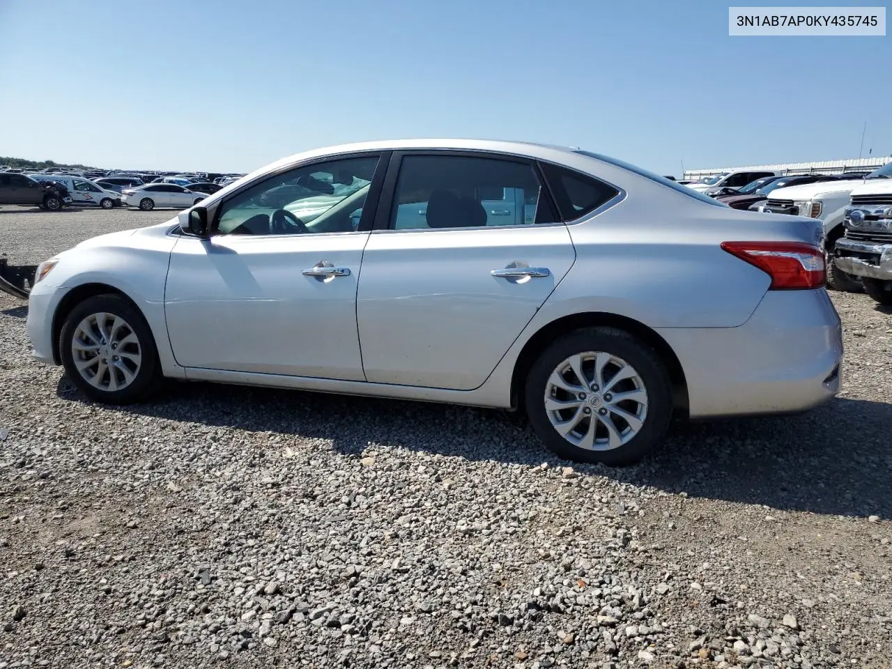2019 Nissan Sentra S VIN: 3N1AB7AP0KY435745 Lot: 62289915