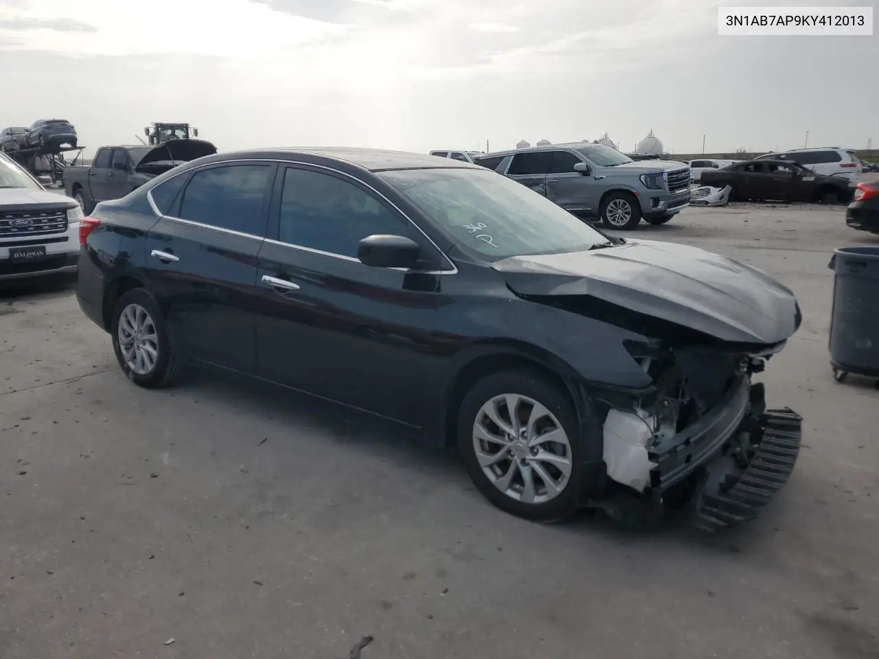 2019 Nissan Sentra S VIN: 3N1AB7AP9KY412013 Lot: 62367625