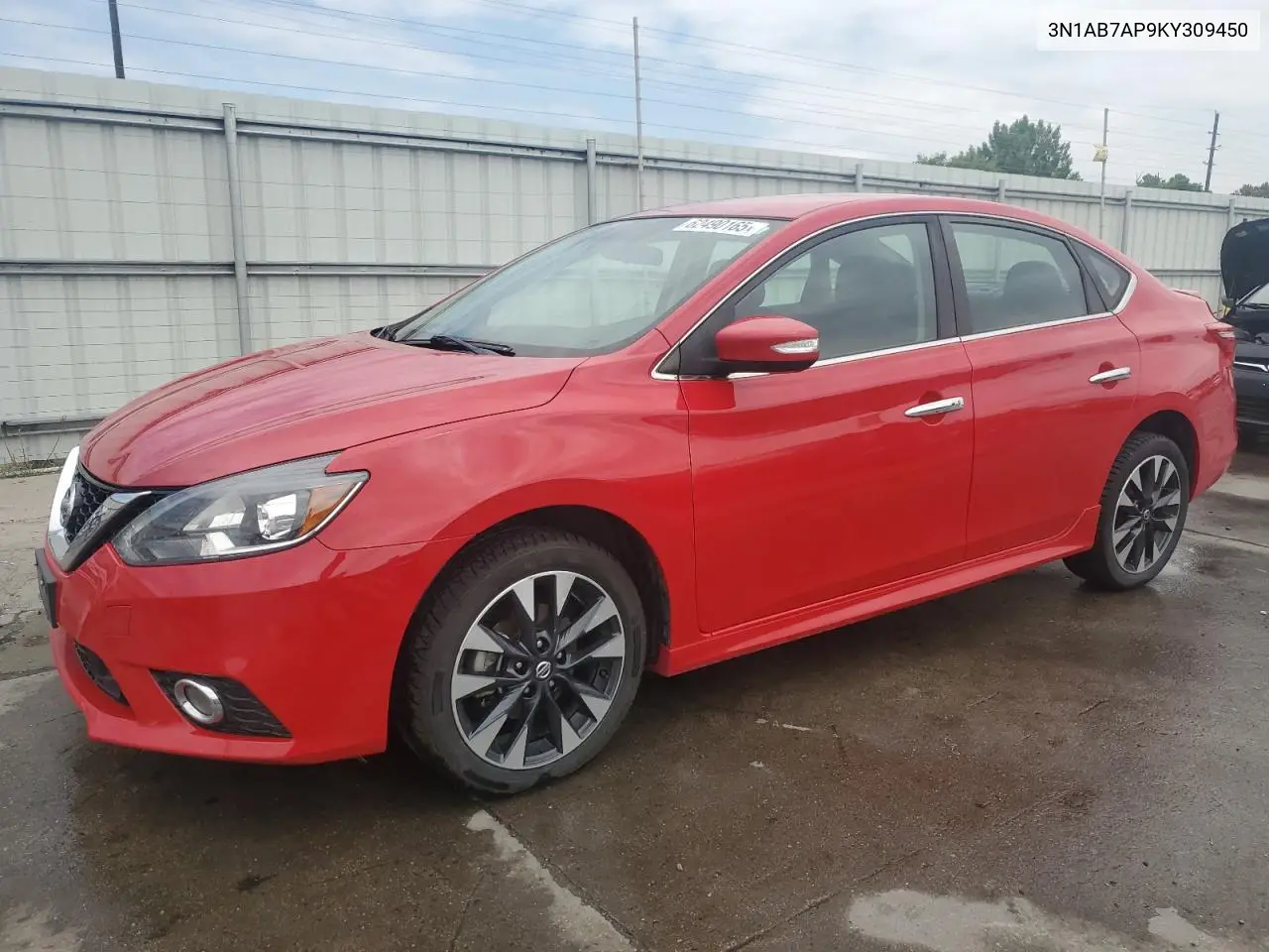 2019 Nissan Sentra S VIN: 3N1AB7AP9KY309450 Lot: 62490165