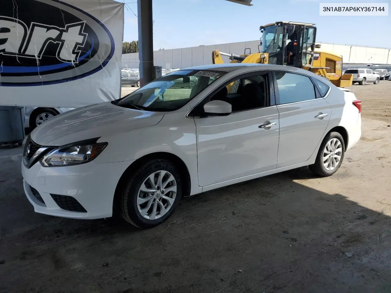 2019 Nissan Sentra S VIN: 3N1AB7AP6KY367144 Lot: 62607415