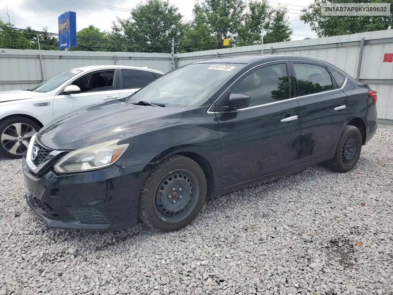 2019 Nissan Sentra S VIN: 3N1AB7AP8KY389632 Lot: 62651785