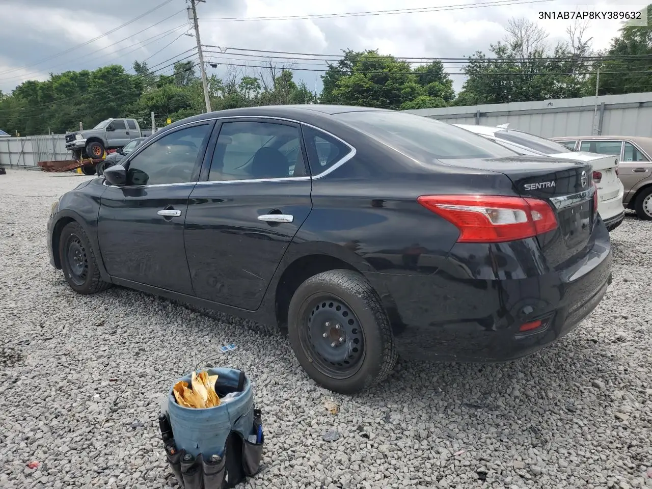 2019 Nissan Sentra S VIN: 3N1AB7AP8KY389632 Lot: 62651785