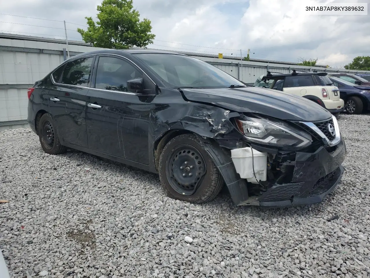 2019 Nissan Sentra S VIN: 3N1AB7AP8KY389632 Lot: 62651785