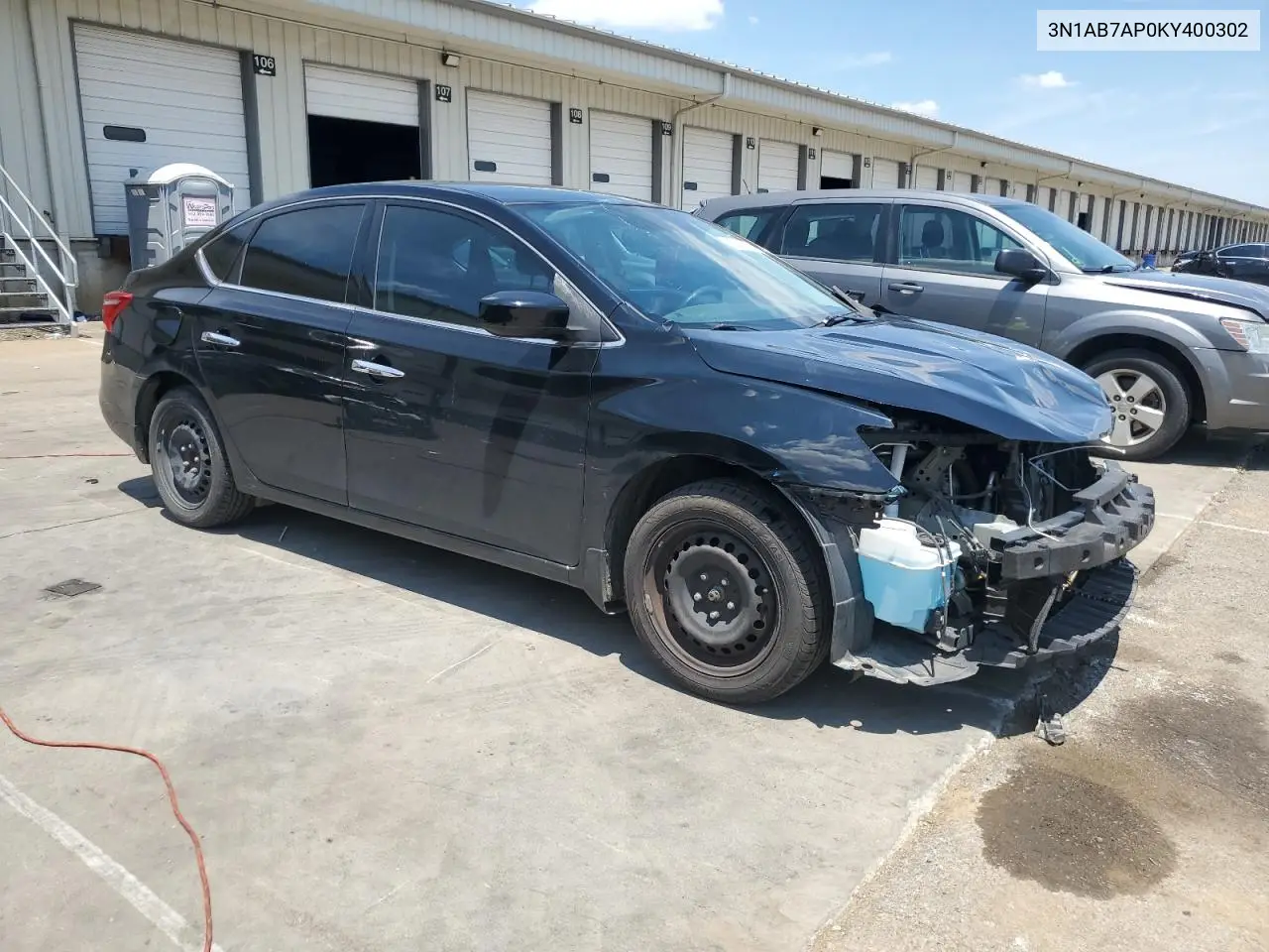 2019 Nissan Sentra S VIN: 3N1AB7AP0KY400302 Lot: 62810535