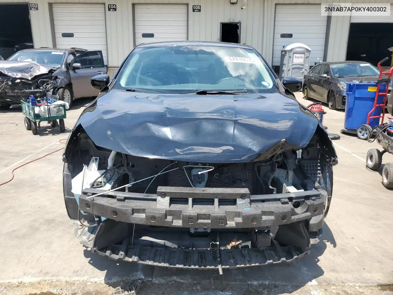 2019 Nissan Sentra S VIN: 3N1AB7AP0KY400302 Lot: 62810535