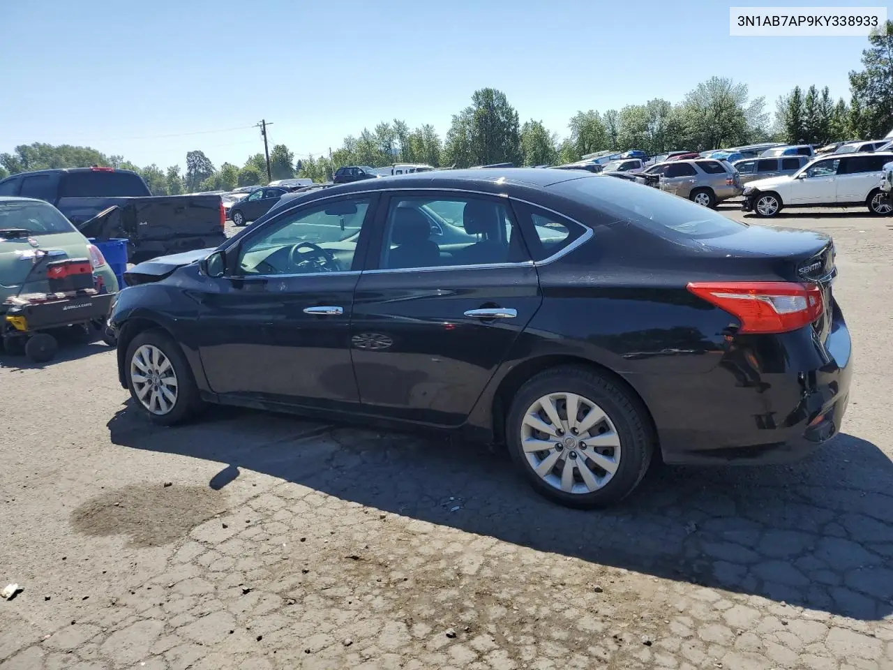 2019 Nissan Sentra S VIN: 3N1AB7AP9KY338933 Lot: 62878505