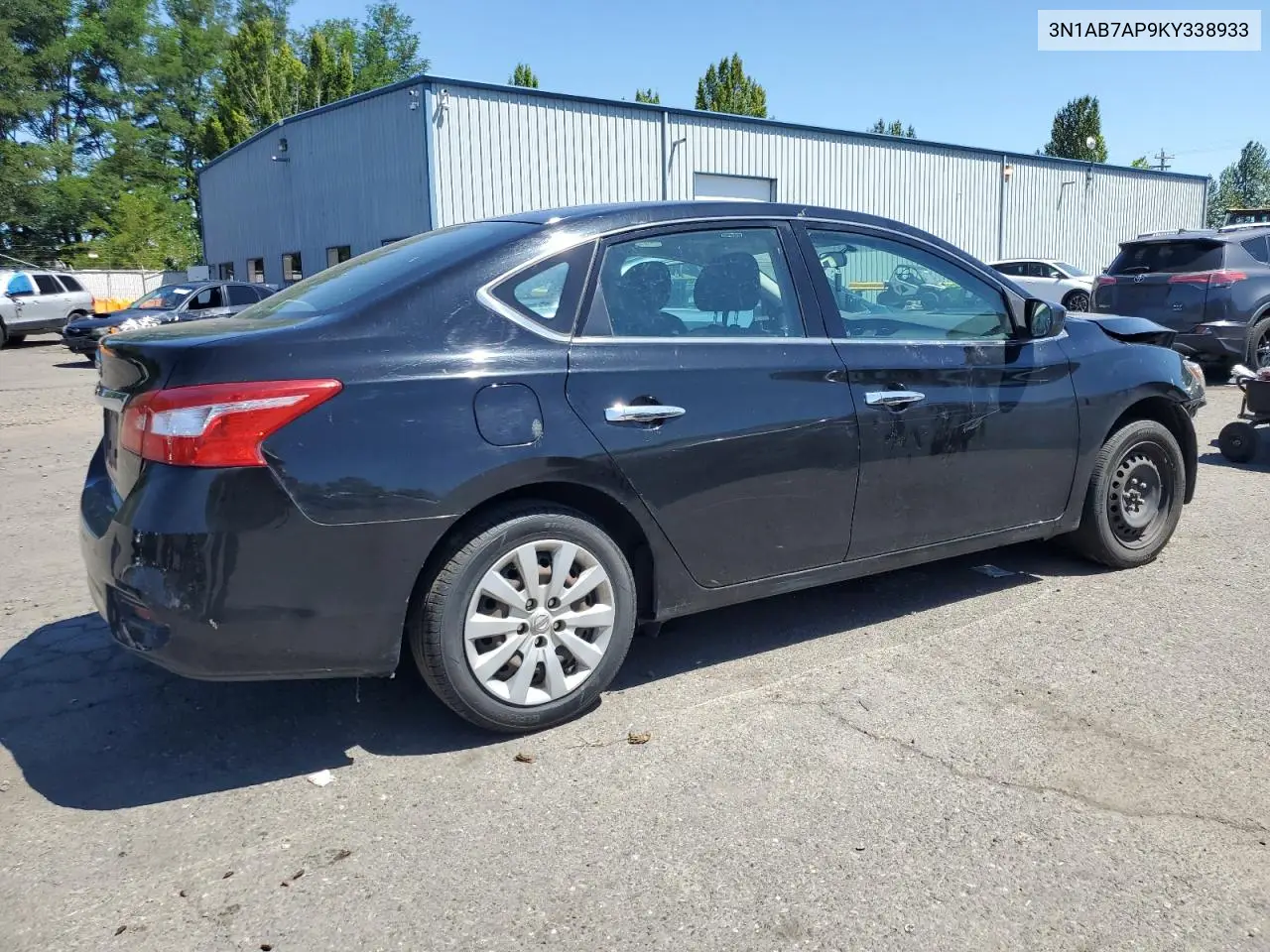 2019 Nissan Sentra S VIN: 3N1AB7AP9KY338933 Lot: 62878505