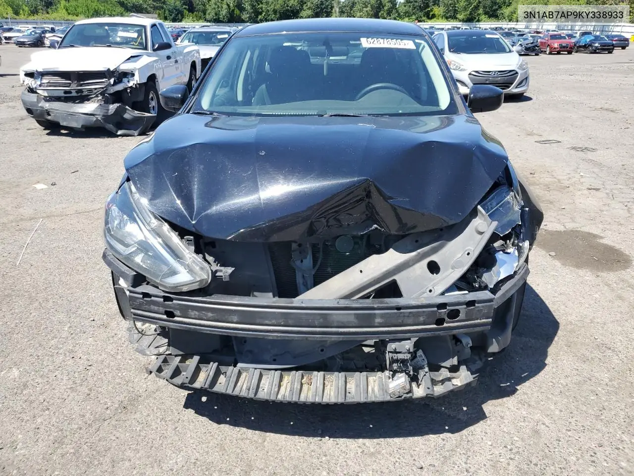 2019 Nissan Sentra S VIN: 3N1AB7AP9KY338933 Lot: 62878505