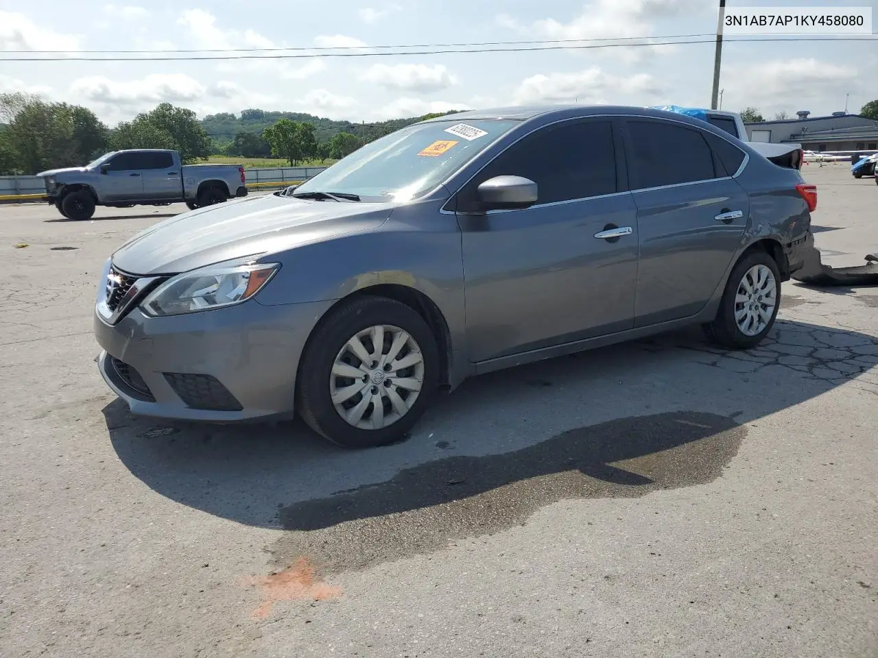 2019 Nissan Sentra S VIN: 3N1AB7AP1KY458080 Lot: 62880225