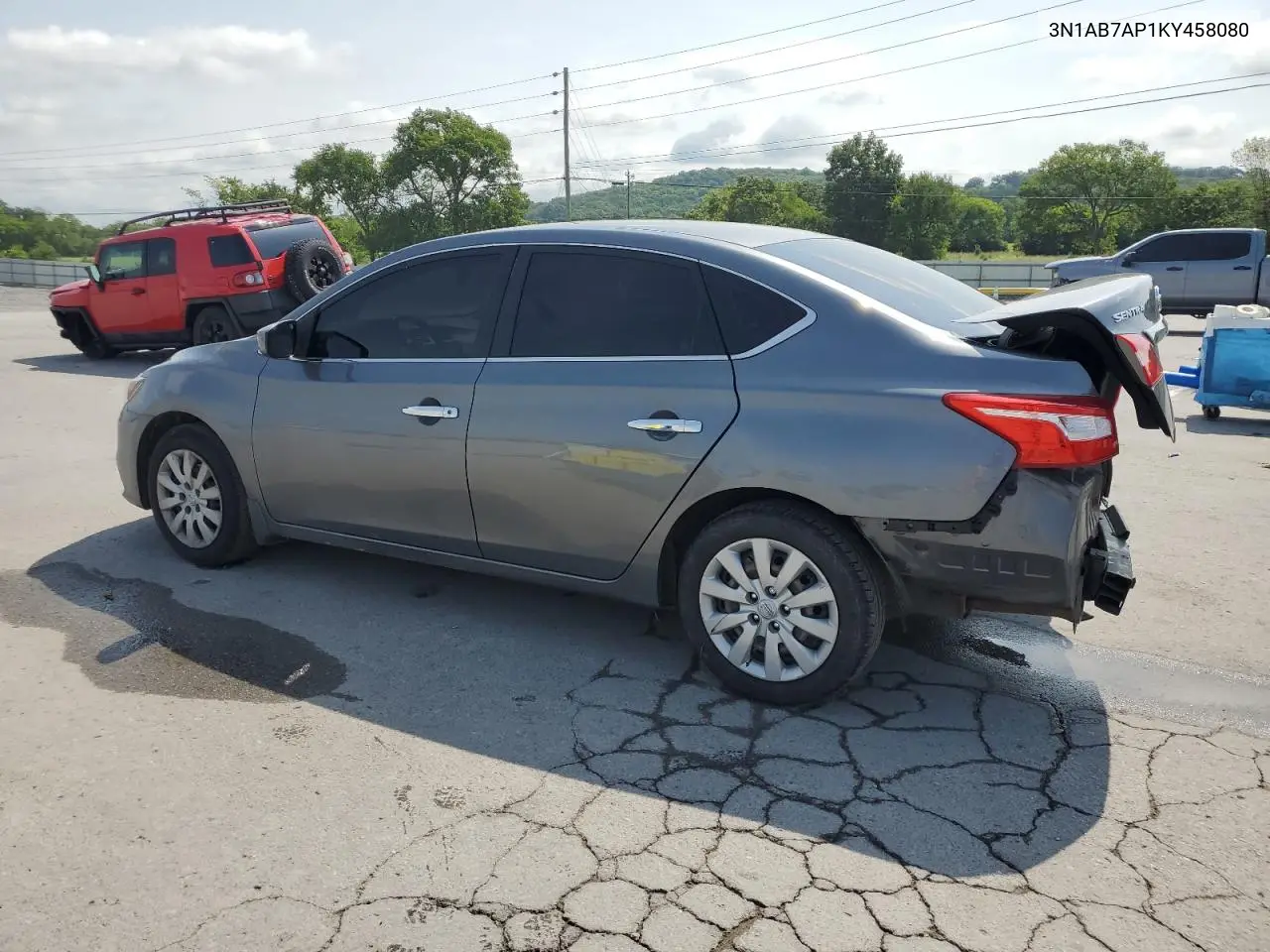 2019 Nissan Sentra S VIN: 3N1AB7AP1KY458080 Lot: 62880225